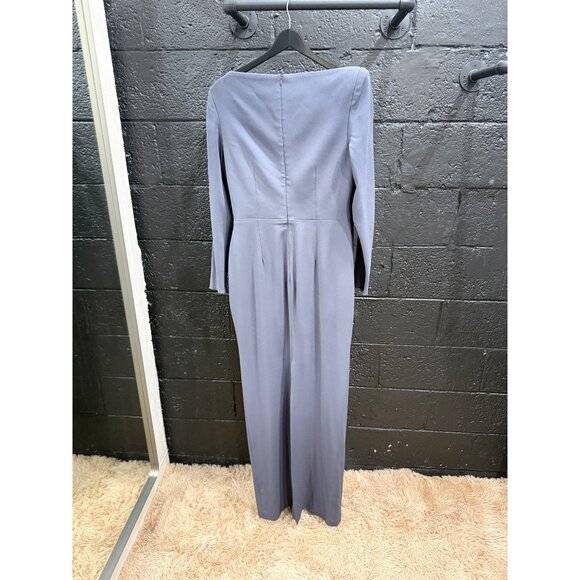 Alex Perry Satin Crepe Corset Column Gown - Picture 5 of 5